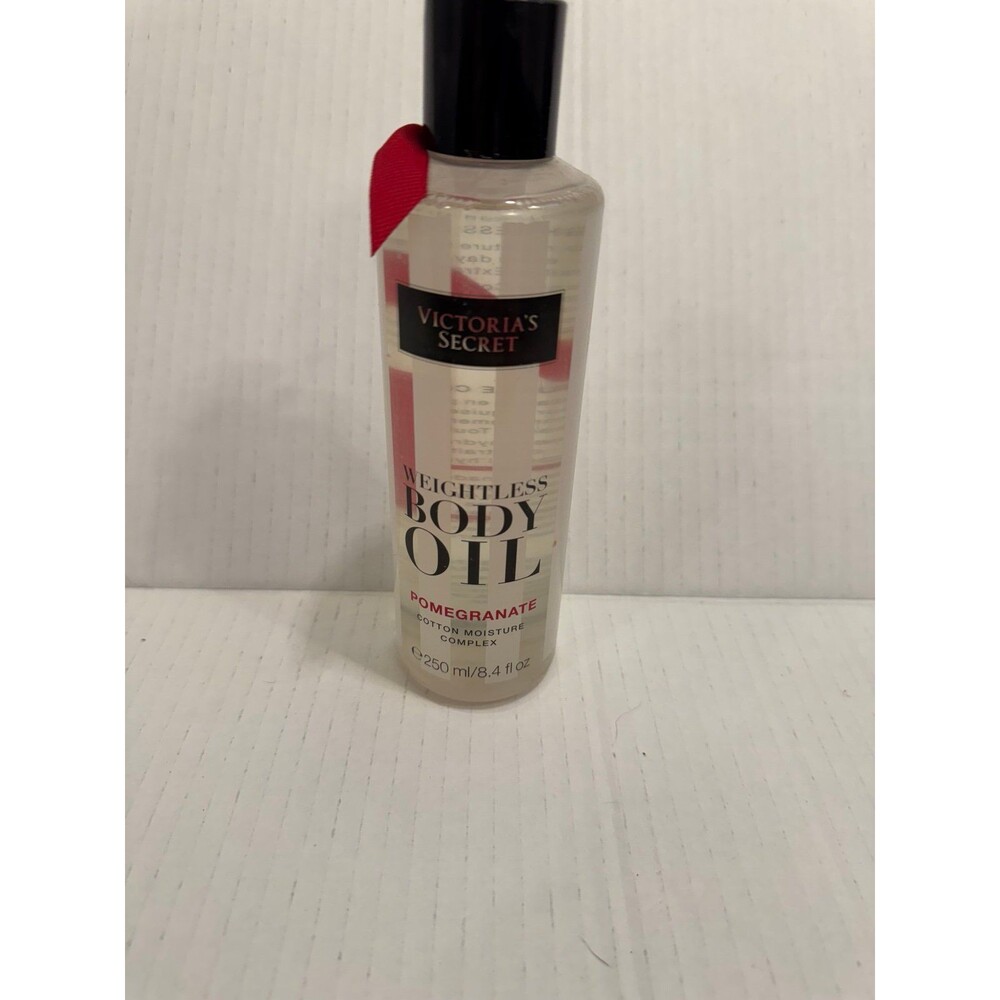 Victoria's Secret POMEGRANATE Weightless Body Oil Cotton Moisture Complex 8.4oz